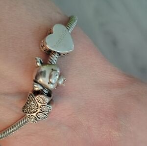 Pandora Sterling Silver Charm Bracelet